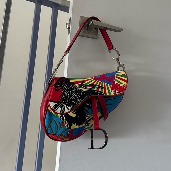Dior Handbags - Vintage John Galliano Christian Dior 2003 Mania Saddle Bag